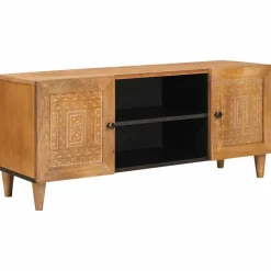vidaXL TV Eenheden Licht Bruin 105 x 33 x 46 cm Massief Mango Hout