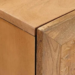 vidaXL TV Eenheden Licht Bruin 105 x 33 x 46 cm Massief Mango Hout