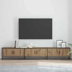 vidaXL TV Eenheden 240 x 35 x 41 cm Artisan Eiken Bewerkt hout