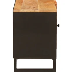vidaXL TV-kast Bruin 80 x 33 x 46 cm Massief Mango Hout