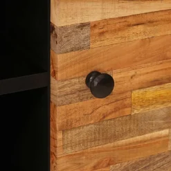 vidaXL TV-kast Bruin 80 x 33 x 46 cm Massief Mango Hout