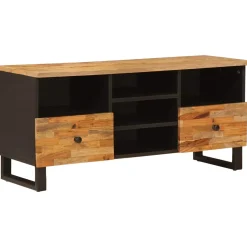 vidaXL TV-kast Corona Bruin 100 x 33 x 46 cm Massief Mango Hout