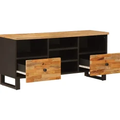 vidaXL TV-kast Corona Bruin 100 x 33 x 46 cm Massief Mango Hout