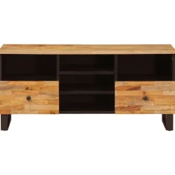 vidaXL TV-kast Corona Bruin 100 x 33 x 46 cm Massief Mango Hout