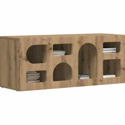 vidaXL TV-kast ELST 100 x 35 x 40 cm Artisan Eiken Bewerkt hout