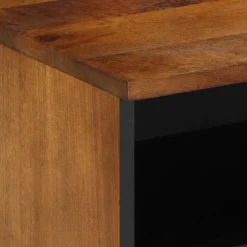 vidaXL TV-kast Honingbruin 100 x 33 x 46 cm Massief Mango Hout