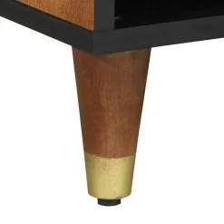 vidaXL TV-kast Honingbruin 100 x 33 x 46 cm Massief Mango Hout