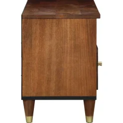 vidaXL TV-kast Honingbruin 100 x 33 x 46 cm Massief Mango Hout