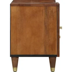 vidaXL TV-kast Honingbruin 105 x 33 x 46 cm Massief Mango Hout