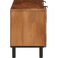 vidaXL TV-kast met lade Acacia Bruine Afwerking 105 x 33 x 46 cm