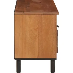 vidaXL TV-kast met lade Acacia Bruine Afwerking 100 x 33 x 46 cm