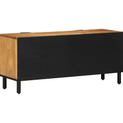 vidaXL TV-kast met lade Bruin 105 x 33 x 46 cm Massief Mango Hout