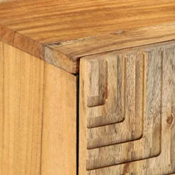 vidaXL TV-kast met lade Bruin 105 x 33 x 46 cm Massief Mango Hout
