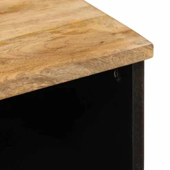 vidaXL TV-kast met lade Bruin 70 x 33 x 46 cm Massief Mango Hout