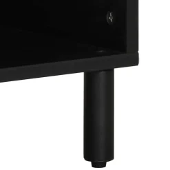 vidaXL TV-kast met lade Bruin 100 x 33,5 x 46 cm Massief Mango Hout
