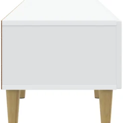 vidaXL TV-kast met lade Wit 147 x 34,5 x 30 cm Bewerkt hout