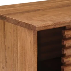 vidaXL TV-kast met opslag met de deur Naturel 105 x 30 x 22,5 cm
