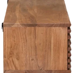 vidaXL TV-kast met opslag met de deur Naturel 105 x 30 x 22,5 cm