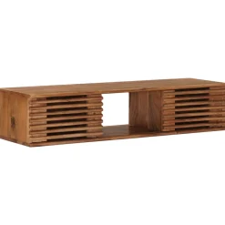 vidaXL TV-kast met opslag met de deur Naturel 105 x 30 x 22,5 cm