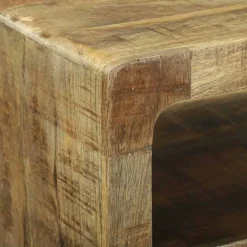 vidaXL TV-kast met plank Bruin 60 x 32 x 36 cm Massief mangohout