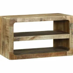 vidaXL TV-kast met plank Bruin 60 x 32 x 36 cm Massief mangohout