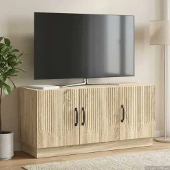 vidaXL TV-kast Sonoma Eiken 99 x 34,5 x 47 cm Bewerkt hout