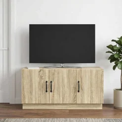 vidaXL TV-kast Sonoma Eiken 99 x 34,5 x 47 cm Bewerkt hout