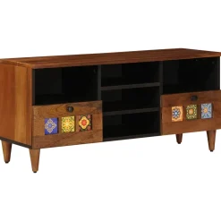 vidaXL TV-kast Walnotenhout 100 x 33 x 46 cm Massief Mango Hout