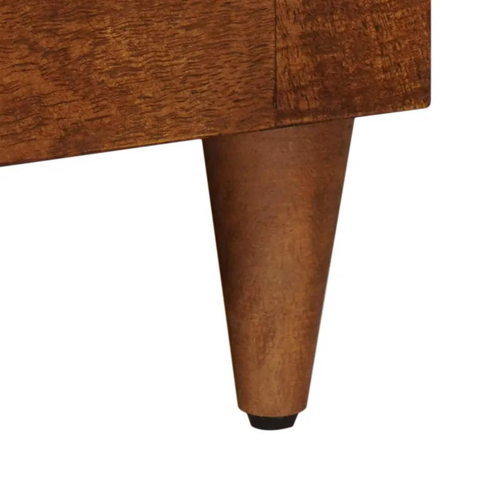 vidaXL TV-kast Walnotenhout 105 x 33 x 46 cm Massief Mango Hout
