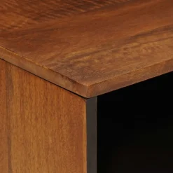 vidaXL TV-kast Walnotenhout 80 x 33 x 46 cm Massief Mango Hout