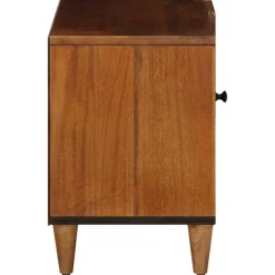 vidaXL TV-kast Walnotenhout 80 x 33 x 46 cm Massief Mango Hout