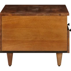 vidaXL TV-kast Walnotenhout 70 x 33 x 46 cm Massief Mango Hout