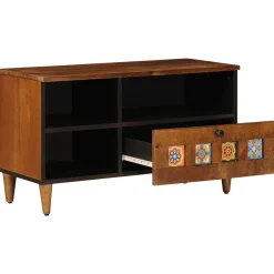 vidaXL TV-kast Walnotenhout 80 x 33 x 46 cm Massief Mango Hout
