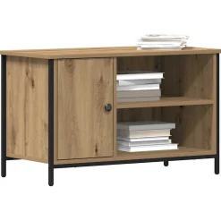 vidaXL TV-kast 80 x 40 x 50 cm artisanaal eikenkleurig Bewerkt hout