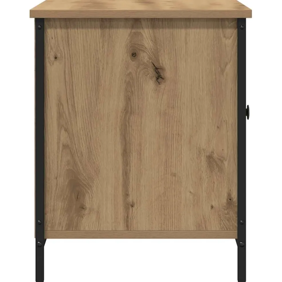 vidaXL TV-kast 80 x 40 x 50 cm artisanaal eikenkleurig Bewerkt hout