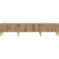 vidaXL TV-kast 147 x 34,5 x 30 cm Artisanaal eiken Bewerkt hout