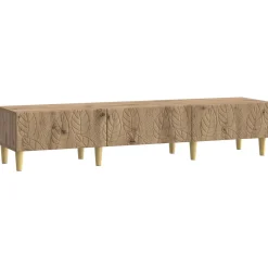 vidaXL TV-kast 147 x 34,5 x 30 cm Artisanaal eiken Bewerkt hout