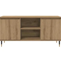 vidaXL TV-kast 104 x 35 x 50 cm Artisan Eiken Bewerkt hout