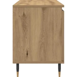 vidaXL TV-kast 104 x 35 x 50 cm Artisan Eiken Bewerkt hout