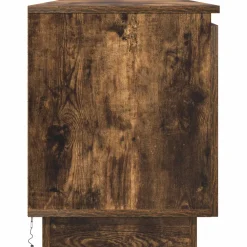 vidaXL TV-kast 180 x 38 x 49 cm Gerookt eiken Bewerkt hout