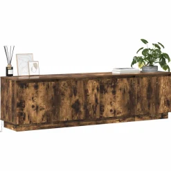 vidaXL TV-kast 180 x 38 x 49 cm Gerookt eiken Bewerkt hout