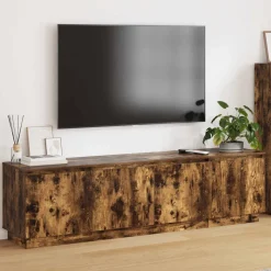 vidaXL TV-kast 180 x 38 x 49 cm Gerookt eiken Bewerkt hout