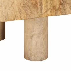 vidaXL TV-kast 110 x 30 x 40 cm Massief Mango Hout en Geengineerd Hout