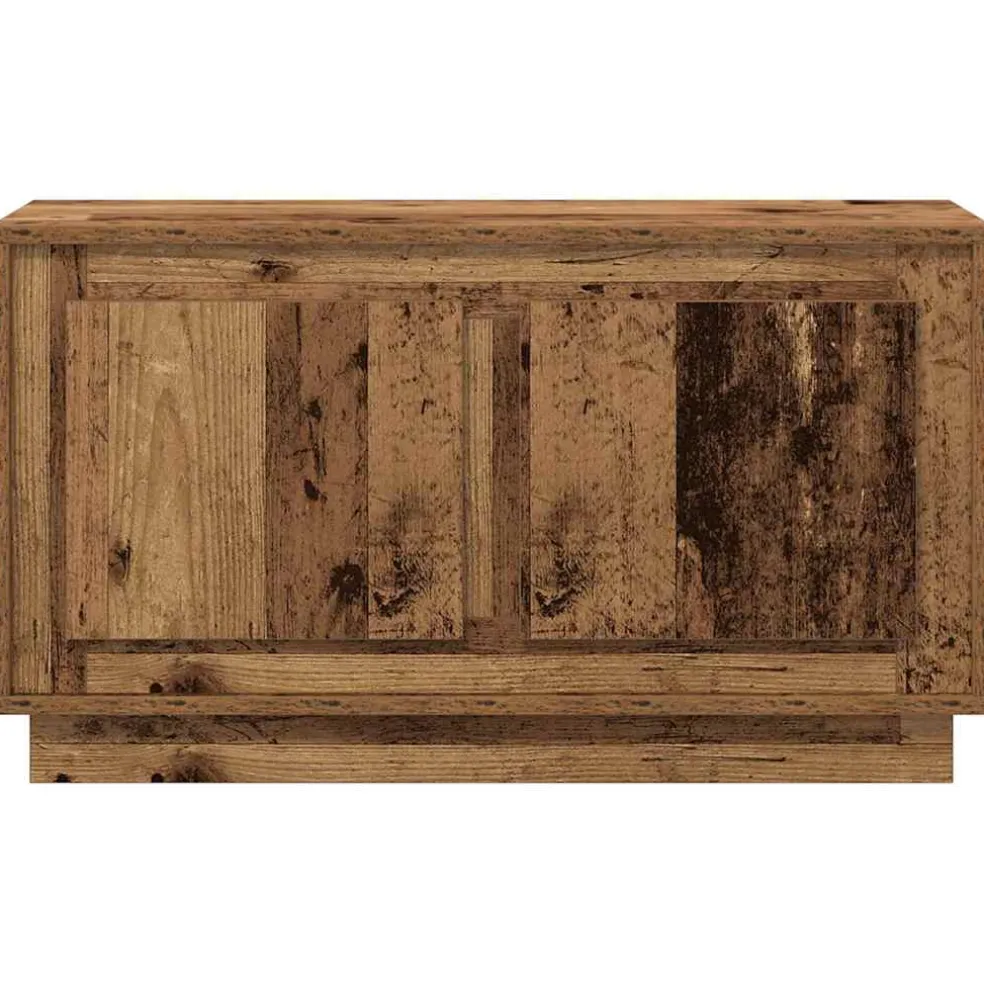 vidaXL TV-kast 80 x 35 x 45 cm Oud hout Bewerkt hout