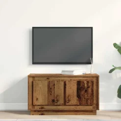 vidaXL TV-kast 80 x 35 x 45 cm Oud hout Bewerkt hout