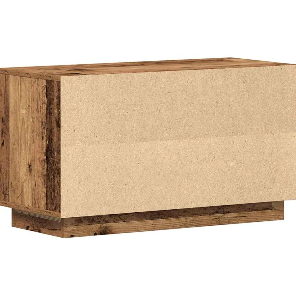 vidaXL TV-kast 80 x 35 x 45 cm Oud hout Bewerkt hout