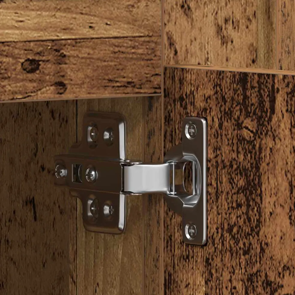 vidaXL TV-kast 80 x 35 x 45 cm Oud hout Bewerkt hout