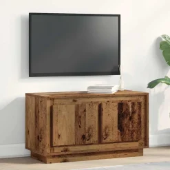 vidaXL TV-kast 80 x 35 x 45 cm Oud hout Bewerkt hout