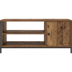 vidaXL TV-kast 100 x 40 x 45 cm Oud Hout Bewerkt hout