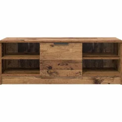 vidaXL TV-kast 102 x 35 x 36,5 cm Oud Hout Bewerkt hout
